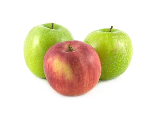 Ripe apples isolated close up — Stock Photo, Image