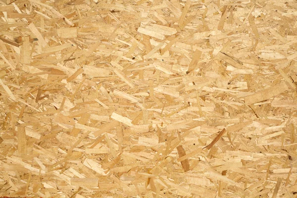 Wooden panel made of pressed wood shavings