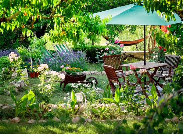 Conception de jardin Photo De Stock