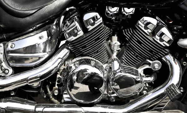 Motorcycle engine — Stock Photo, Image