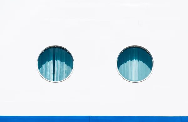 Ship porthole windows — Stock Photo, Image