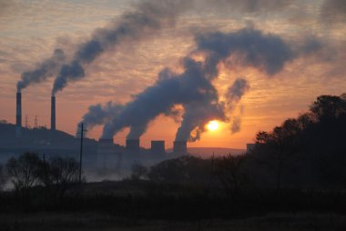 Hava kirletici Fabrika boru