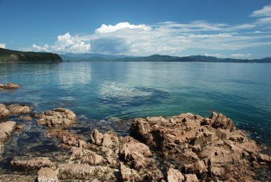 Japonya deniz, primorye, deniz manzarası