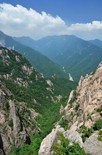 Panoramablick auf den Nationalpark seoraksan, Südkorea — Stockfoto