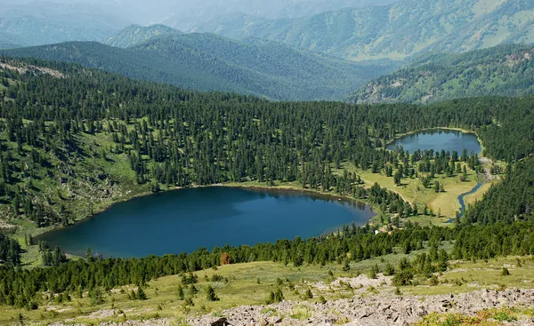 Karacol tavak, Altáj, Oroszország — Stock Fotó