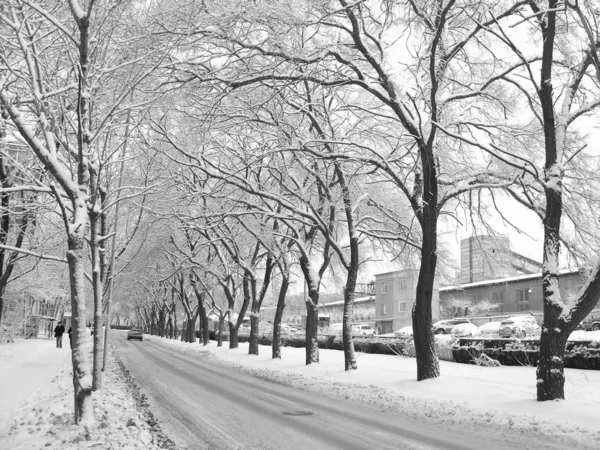 Зимняя дорога 2 — стоковое фото
