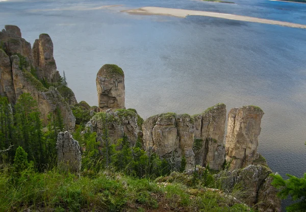 Yakutia, paysage de montagne sauvage Photos De Stock Libres De Droits