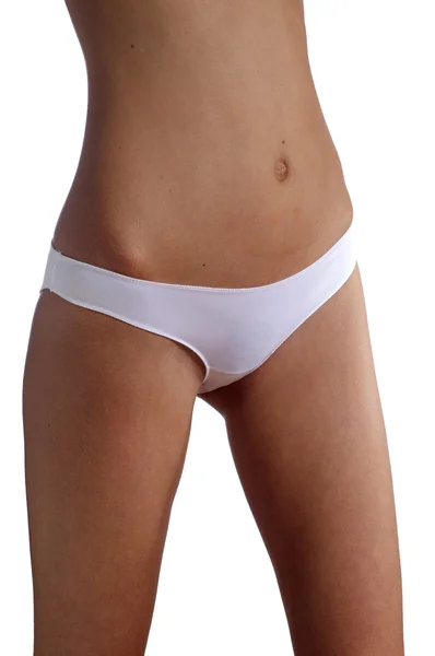 Beyaz külot genç seksi kız