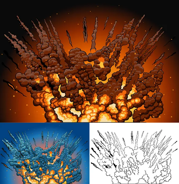 Вибух — стоковий вектор