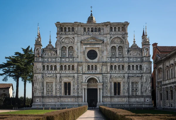 Kompleks klasztoru certosa di Pavia, Włochy — Zdjęcie stockowe