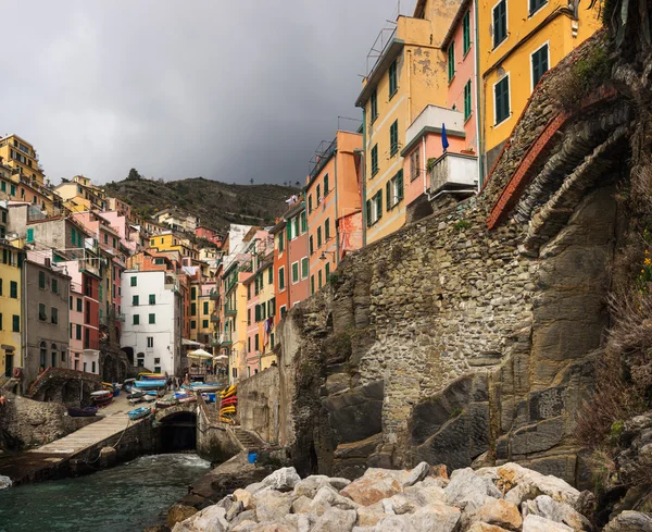 Riomaggiore, cinque terre, Italië — Stockfoto