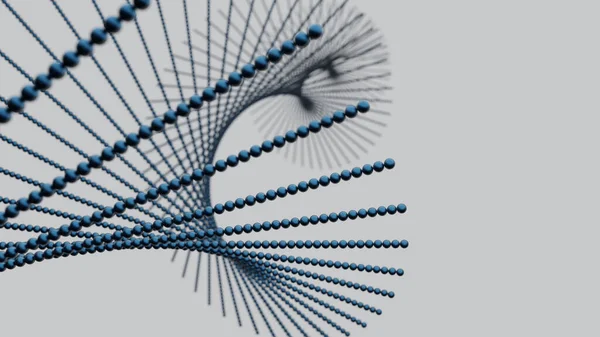 Abstracte Illustratie Van Een Golvende Draaiende Geometrische Structuur Digitale Illustratie — Stockfoto