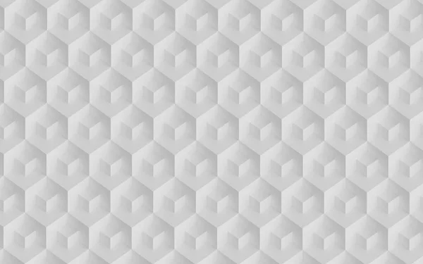 Abstract Background Layout Design Reteating Pattern Overlaying White Cubes Illustration — Stock Photo, Image