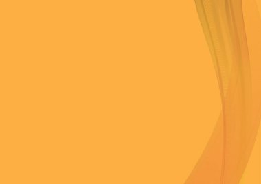 Renkli soyut duman dalgaları grafik tasarım şablonu çizimi - sarı arkaplan