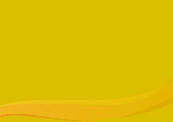 Kleurrijke Abstracte Rookgolven Grafisch Ontwerp Sjabloon Illustratie Gele Achtergrond — Stockfoto