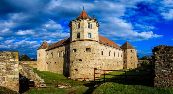 Citadela Fagaras Fagarasu Okres Brasov Rumunsko Historická Památka Tato Pevnost — Stock fotografie
