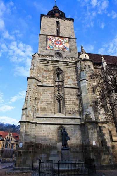 Black Church Brasov Romania Historical Monument Touristic Attraction — Stock Photo, Image