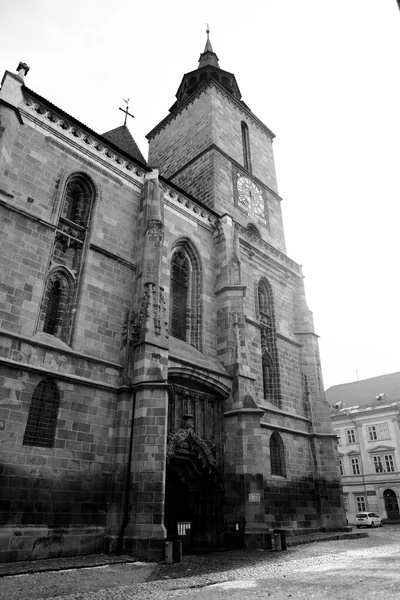 Black Church Brasov Romania Historical Monument Touristic Attraction — Stockfoto