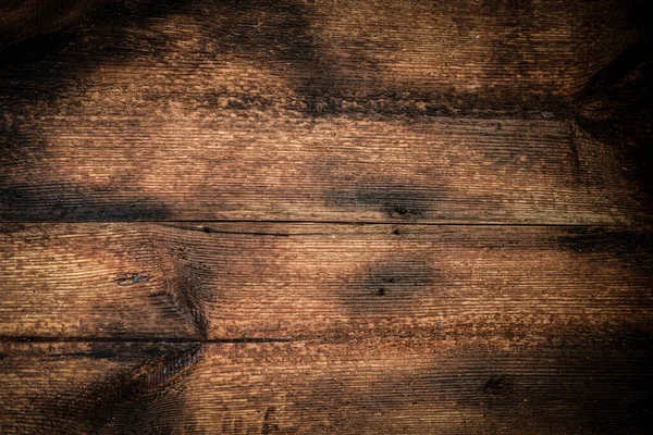 Dark Burnt Wood Background Old Boards — Stock Photo, Image