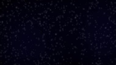 Kar yavaşça koyu mavi bir zemine düşüyor. Noel, Yeni Yıl geçmişi.