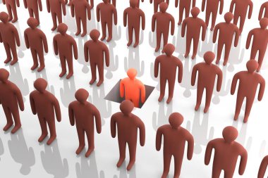 Kültürü, konuşma özgürlüğünü iptal et. Birçok insan figürü birini iptal eder. Kabadayılık, görmezden gelmek, toplumu boykot etmek. 3 Boyutlu Hazırlama