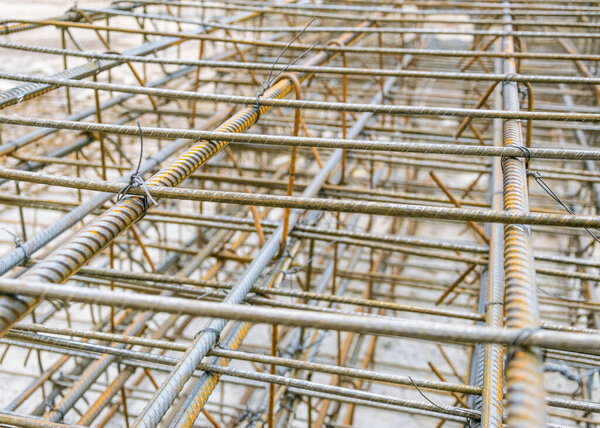 Steel fittings. Binding of reinforcement for pouring concrete.