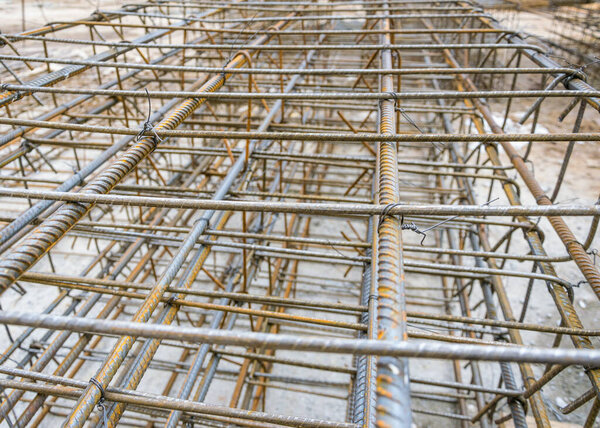 Steel fittings. Binding of reinforcement for pouring concrete.