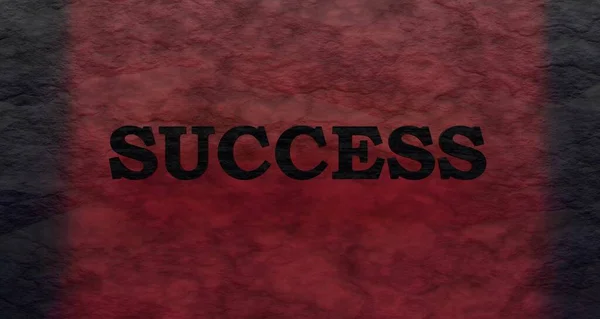 Success Word Made Stone Render — Stockfoto