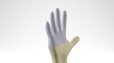 El Ukrayna bayrağının rengini onunla değiştirir. Ukrayna 'ya yardım et, konsept bağışla.