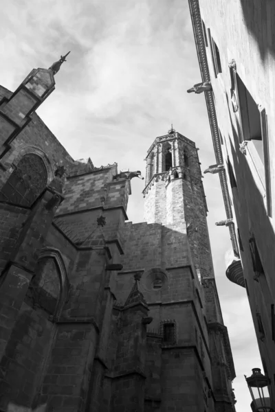 Katedralen i heliga korsets och Sankt eulalia — Stockfoto