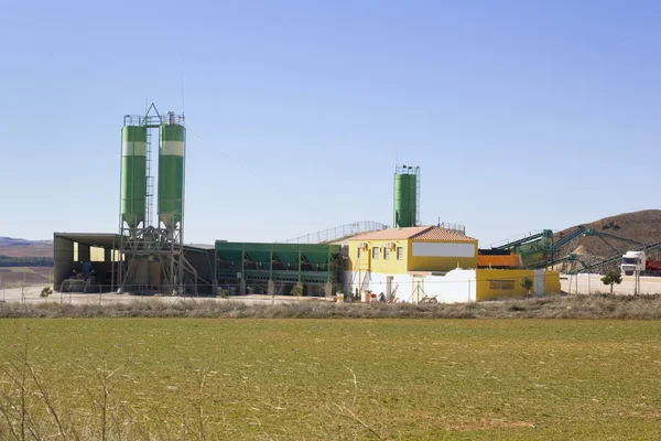 Lavorazione industriale di cereali e cereali — Foto Stock