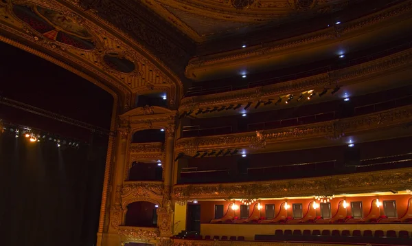 Krabice teatro liceu, barcelona, — Stock fotografie