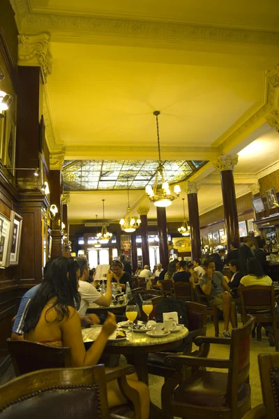 Café tortoni, buenos aires, argentina. — Fotografia de Stock