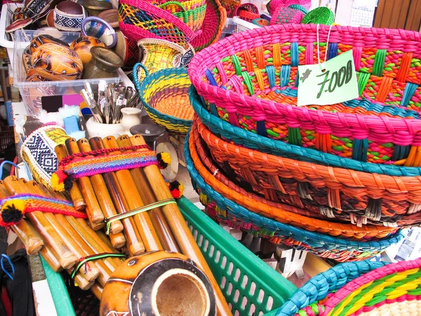 Tienda de productos tradicionales, Andes, Chile — Foto de Stock