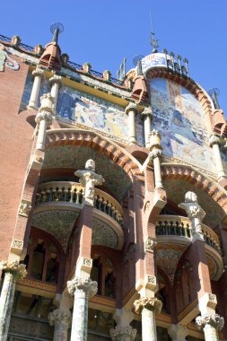 Barcelona palau de la musica dış