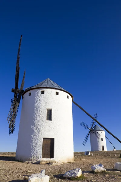 Větrné mlýny Dona Quijota — Stock fotografie