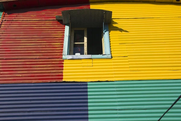 Detalj av builfing, la boca — Stockfoto