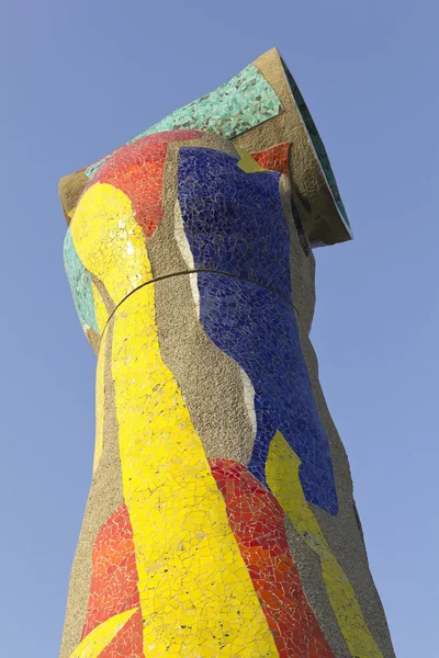 Dona én Ocell Joan Miro — Stock Fotó