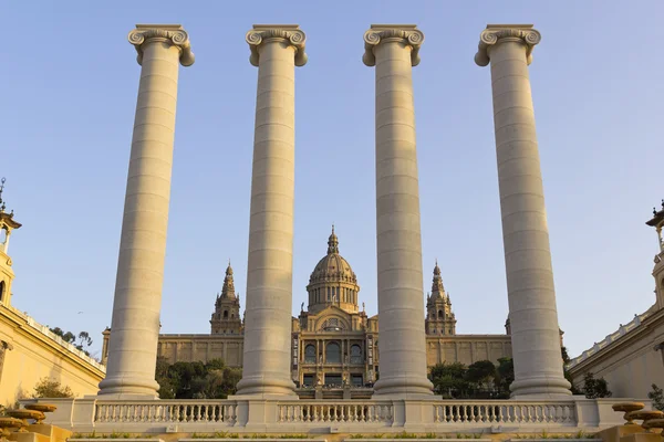 Národní palác barcelona. — Stock fotografie