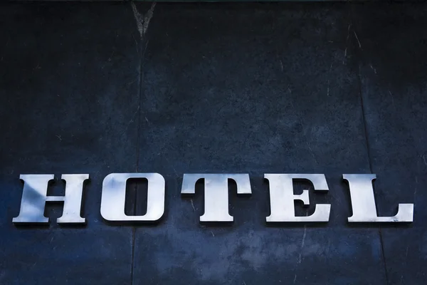 Zeichen für ein Hotel. — Stockfoto
