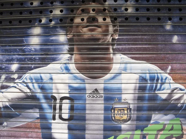 Homenagem a Messi — Fotografia de Stock