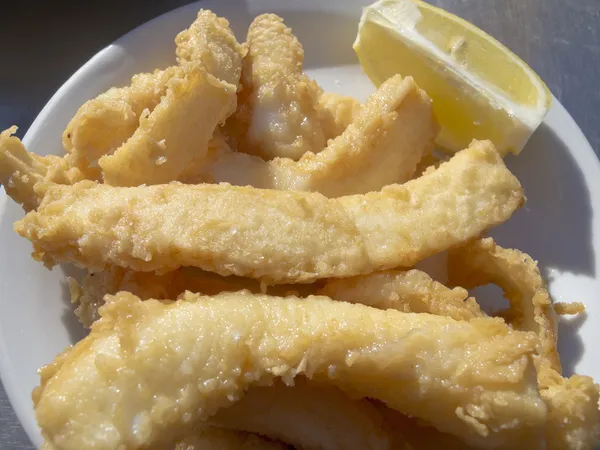 Kızarmış mürekkep balığı