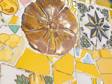 Antonio gaudi mozaikler, park guell