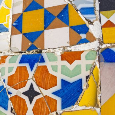 Antonio gaudi mozaikler, park guell