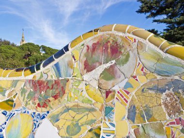 Antonio gaudi mozaikler, park guell