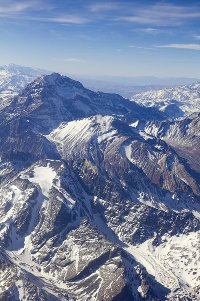 Monte Aconcagua na Argentina (escolha mais alta do continente americano ) — Fotografia de Stock
