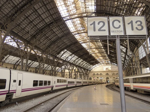 Treinstation. Barcelona. — Stockfoto