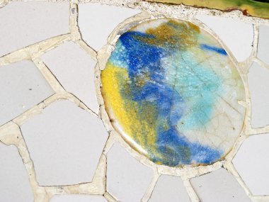 arka plan Antonio gaudi mozaikler