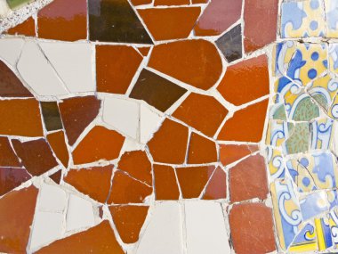 arka plan Antonio gaudi mozaikler