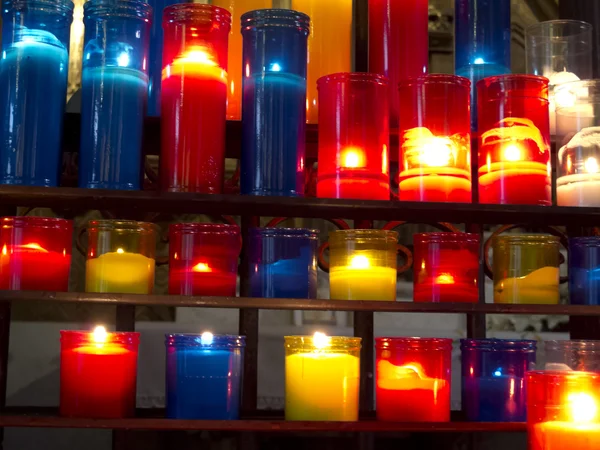 Candele della chiesa — Foto Stock